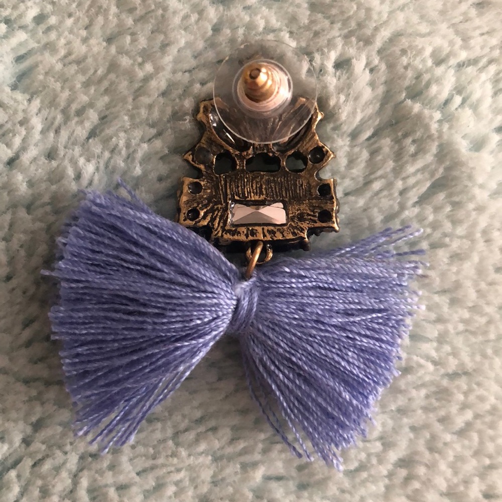 Tassel stud earrings - Picture 7 of 9